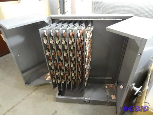 lot 126 image: Metal Locking Key Cabinet. Holds 700 Keys...