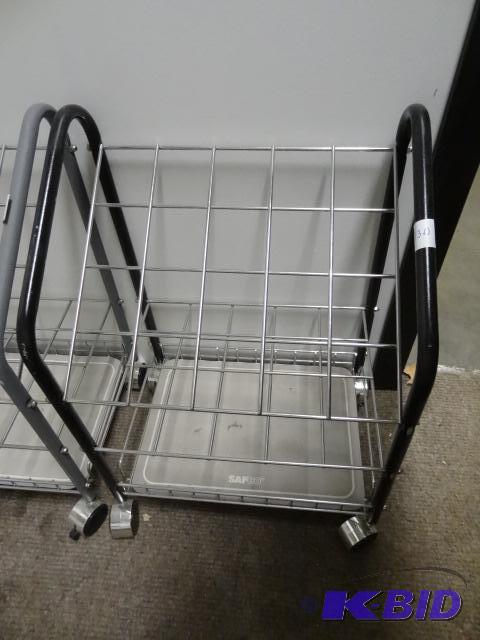 lot 130 image: Safco Plan Cart on Wheels. Holds 20 Plans...