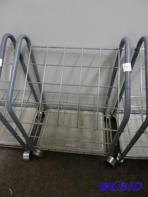 lot 132 image: Safco Plan Cart on Wheels. Holds 20 Plans...