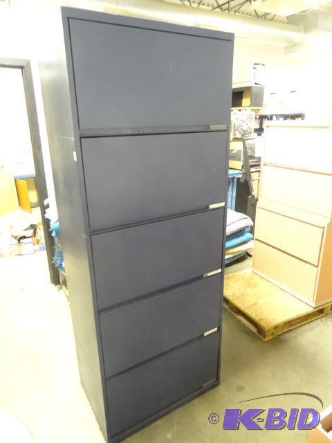 lot 134 image: Lateral File Cabinet. Fold Indoors. 30 X 20 X...