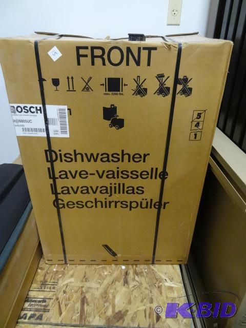 lot 15 image: Brand New Bosch Stainless Dishwasher. SHU8805...