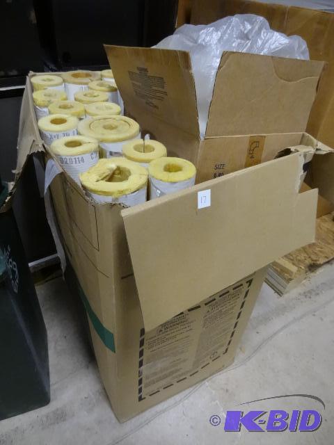 lot 17 image: Box of Steampipe Insulation Comes with 1 Box ...