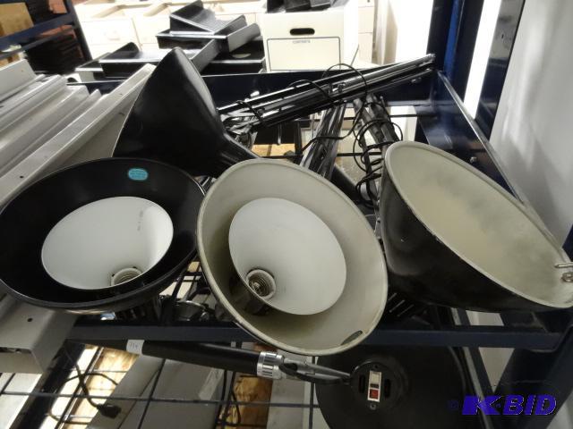 lot 245 image: 4 Desk Mount Light...