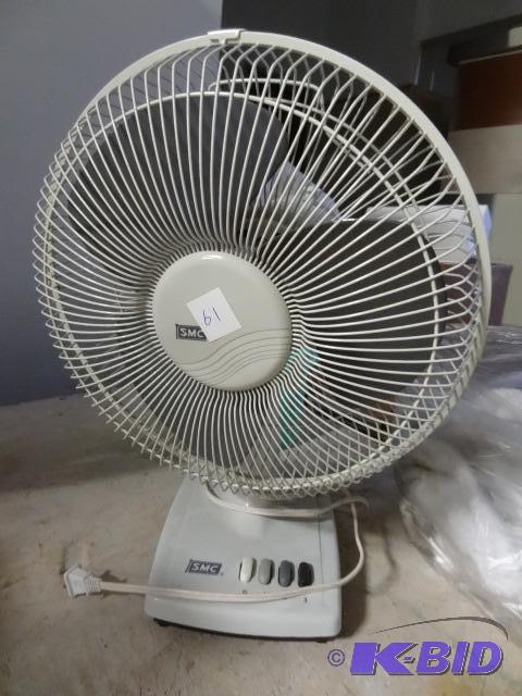 lot 61 image: SMC 12" Table Fan Works...