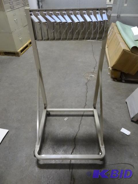 lot 76 image: Plan Hold Plan Holder on Wheels Holds 12 Plan...