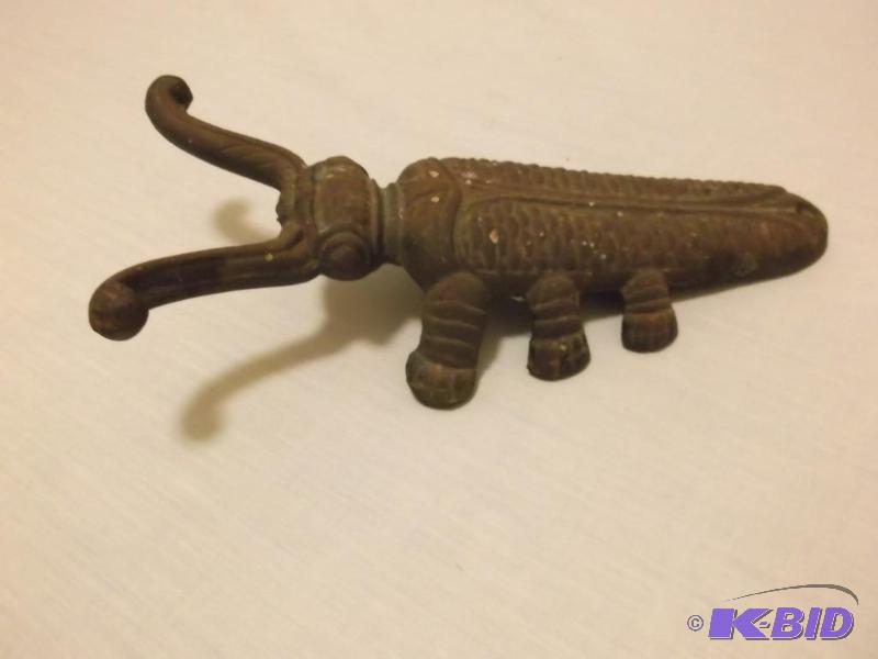 Vintage cast iron bug boot pull 9 14&quot L...