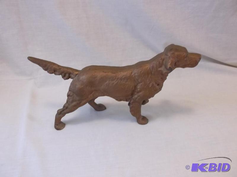 Heavy cast iron Springer spaniel door stop in...