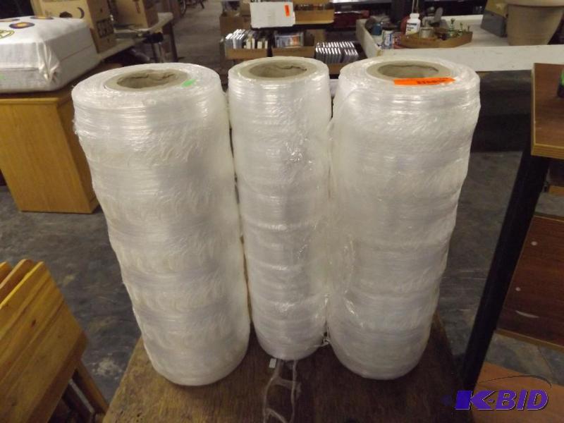 lot 238 image: Three rolls of netted shrink wrap