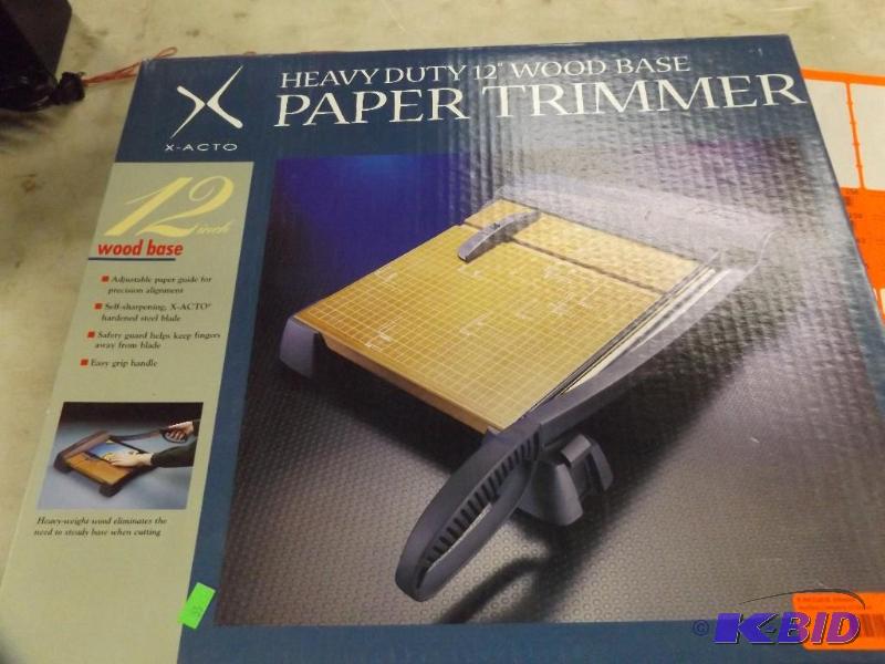 lot 254 image: Paper Trimmer  and Wall Letter Organizer