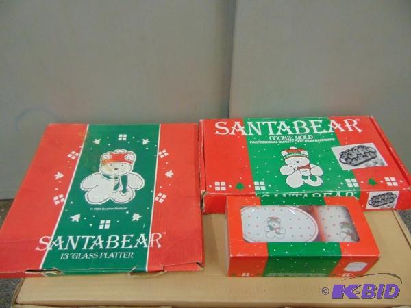 lot 12 image: Santa Bear Collectibles...