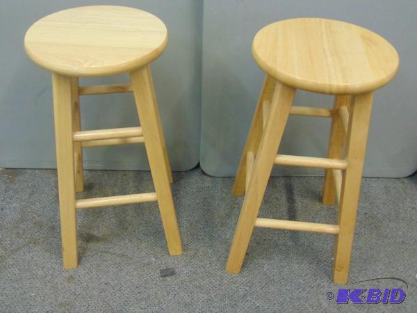 lot 13 image: (2) 24" Bar Stools...