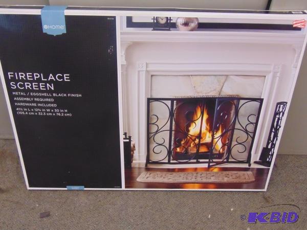 lot 14 image: Fireplace Screen   Appears to be NIB ...