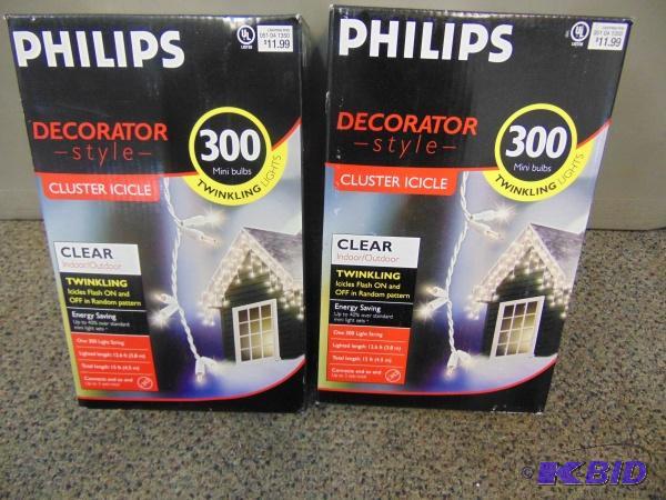 lot 19 image: (2) Boxes of Christmas Lights   Appear to be ...