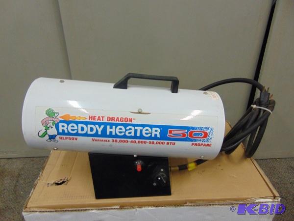 lot 28 image: Reddy Propane Heater   30,000-50,000 BTU ...