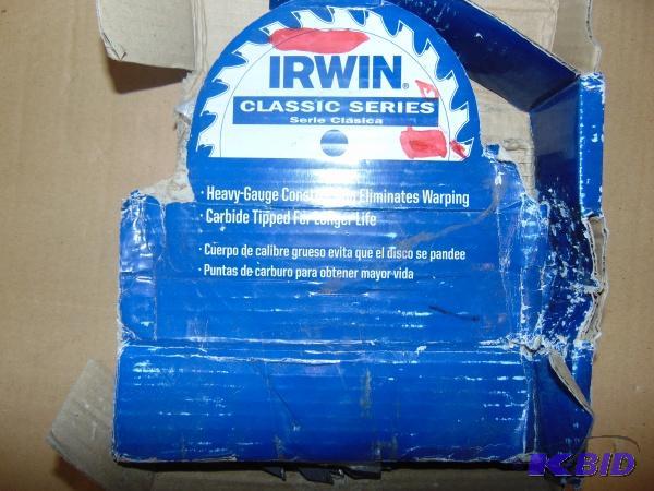 lot 36 image: (14) Irwin 7-14" 24T Saw Blades   All a...