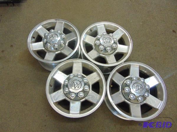 lot 54 image: Stock Rims From 2013 34 Ton Dodge    Co...