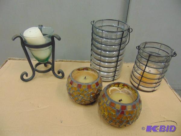 lot 6 image: (5) Candle Holders...