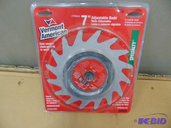 lot 7 image: 7" Dial-A-Groove Adjustable Dado Blade  ...