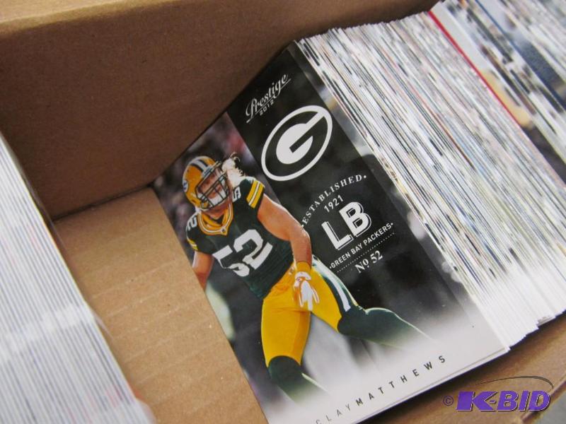 Box of 2012 Panini Prestige Football Cards