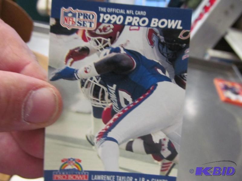 Box of 1990 Pro Set Football Cards