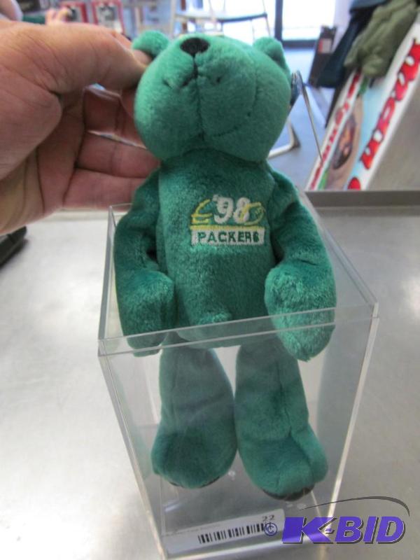 Limited Treasures #4 Brett Favre Green Bay Packers NFL Edition Bean Bear