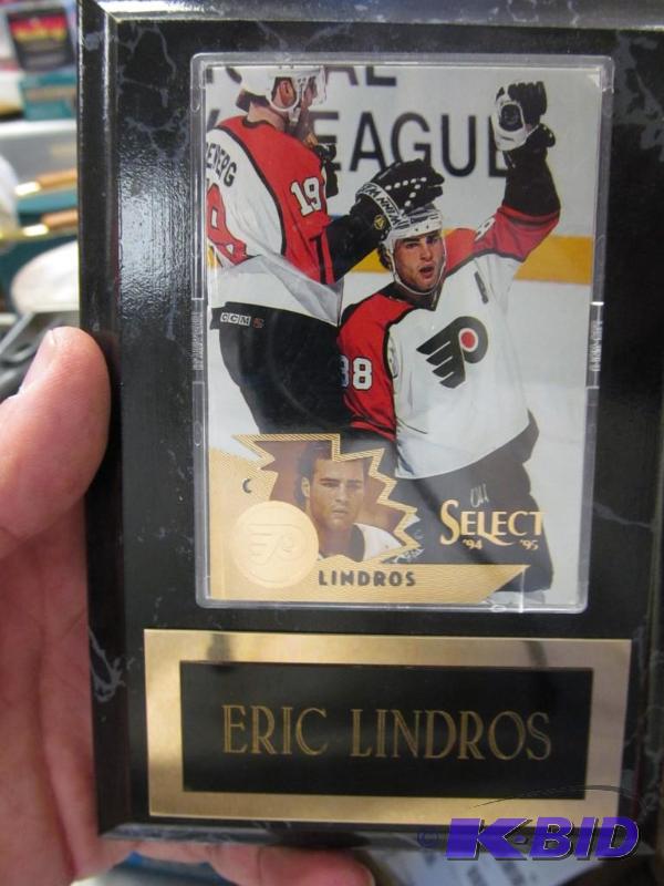 Philadelphia Flyers Eric Lindros Plaque Mounted Card