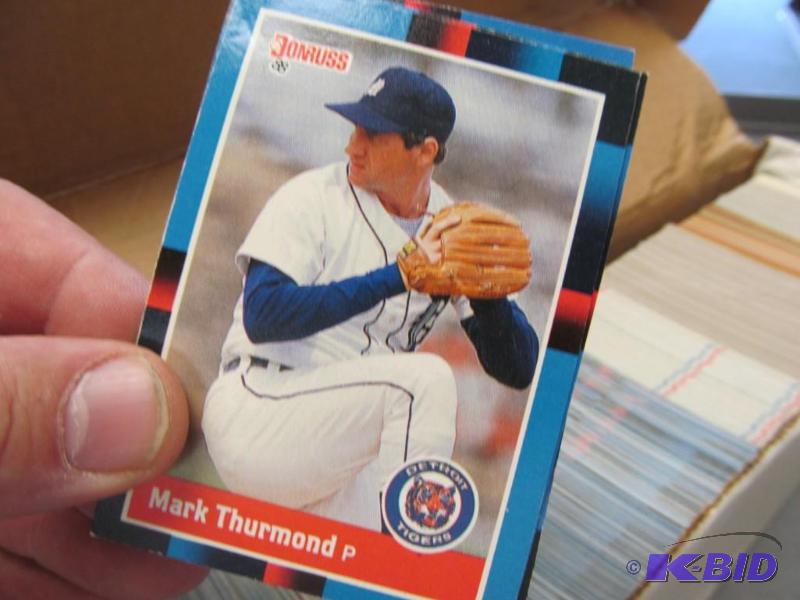 Box of 1980s Misc Baseball Cards