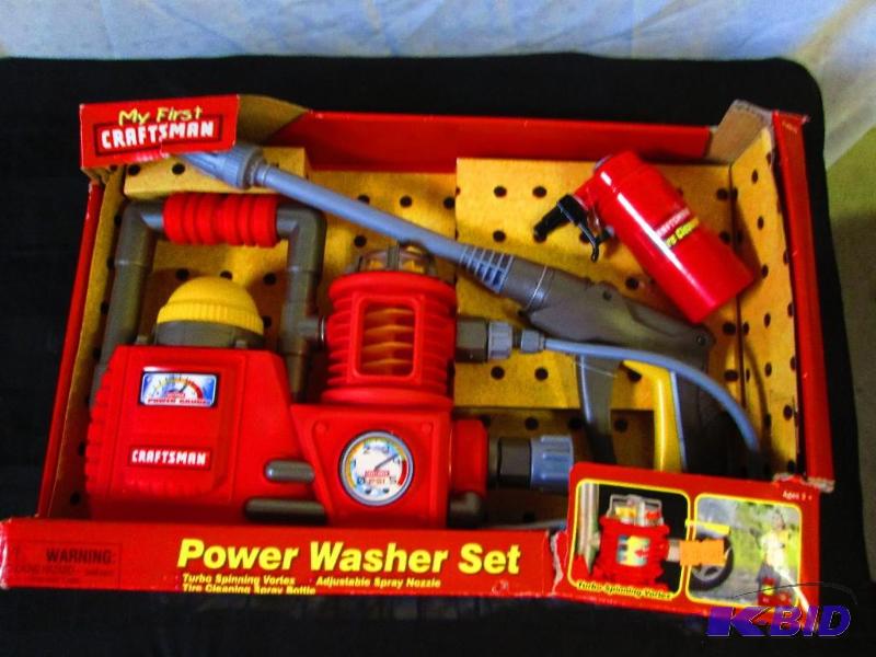 My first Craftsman Power washer set ages 3...