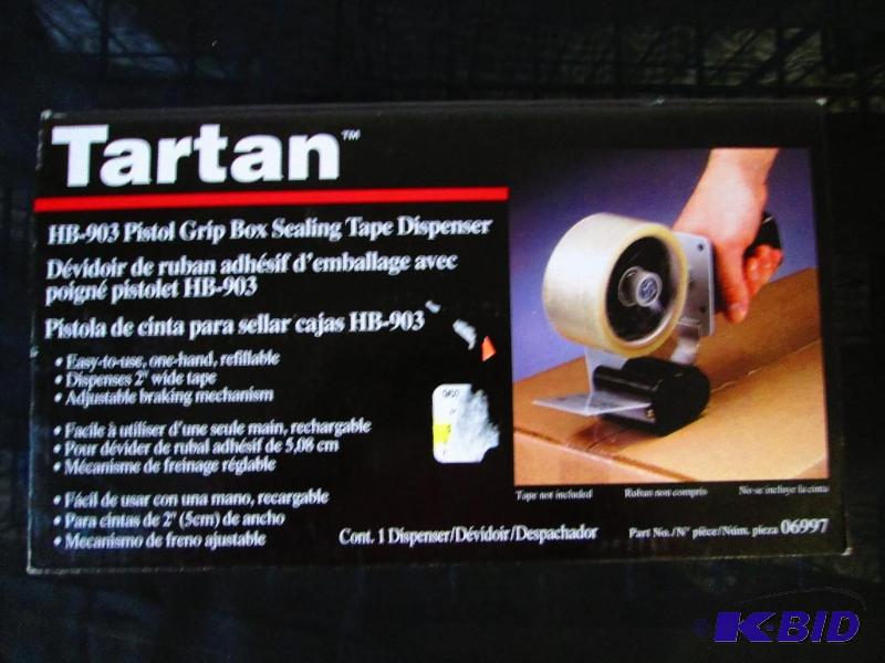 Tartan HB-903 Pistol Grip Box Sealing Tape Di...