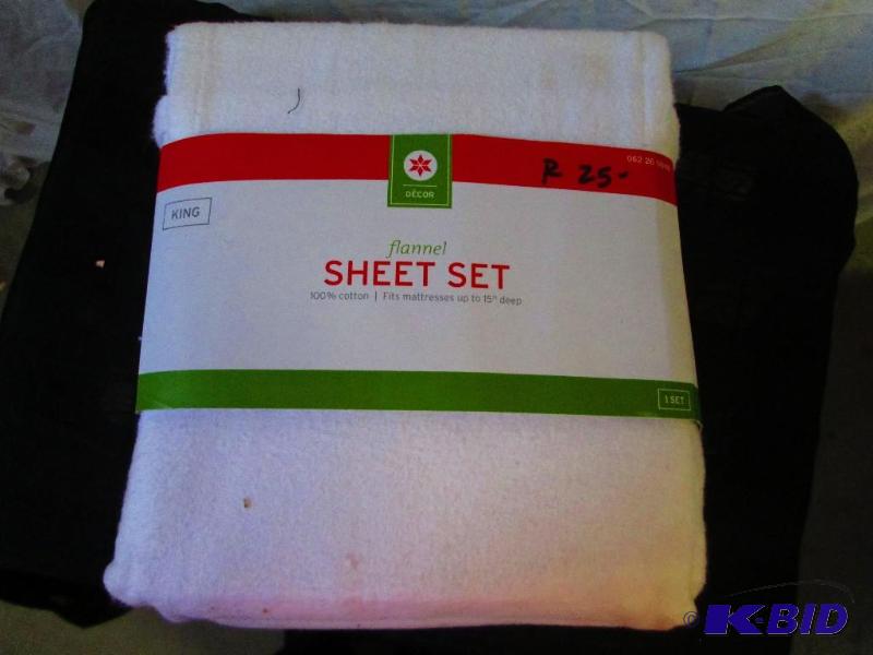 King flannel sheet set 100% cotton fits mattr...