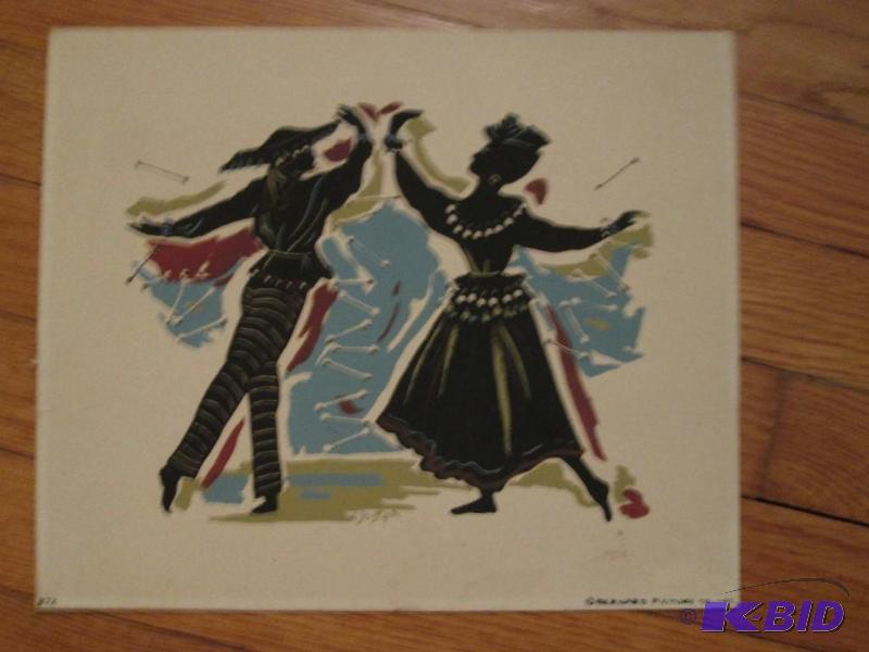 couple dancing 10in x 12in...