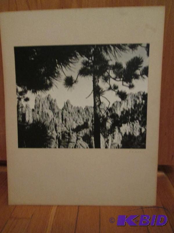 E.O. Needle point highway picture 20in x16in...