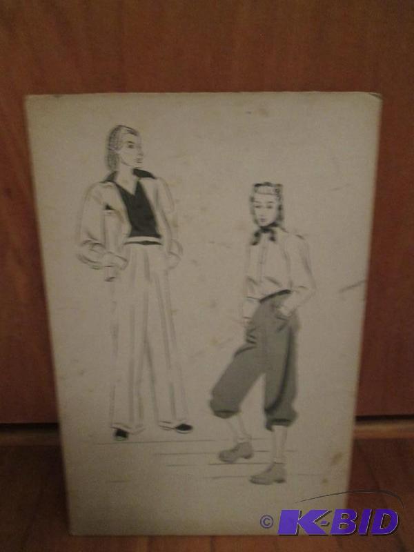 sketch of woman 15in x 10in...