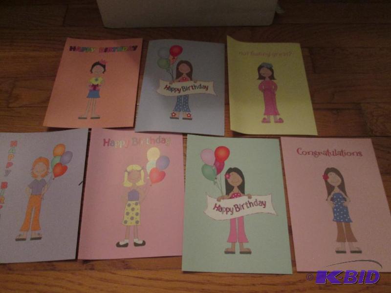 mixed lot of approxamately 900 greeting cards...