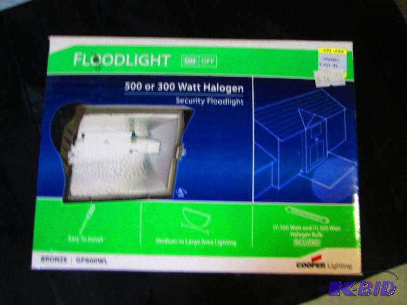 Floodlight reflector 500 or 300 Watt Halogen ...