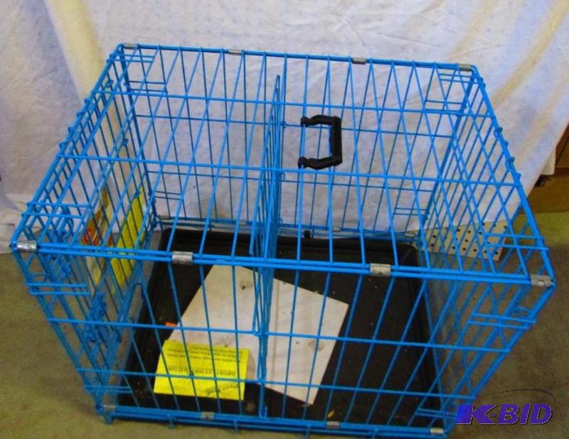blue puppy cage, brand new...