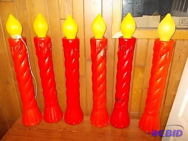 6-Blow Mold Candles