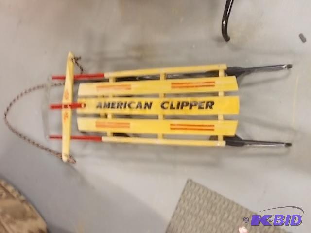 Steel Runner Wood Sled