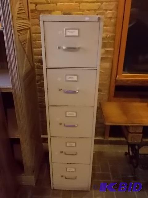 HON 5 Drawer File Cabinet