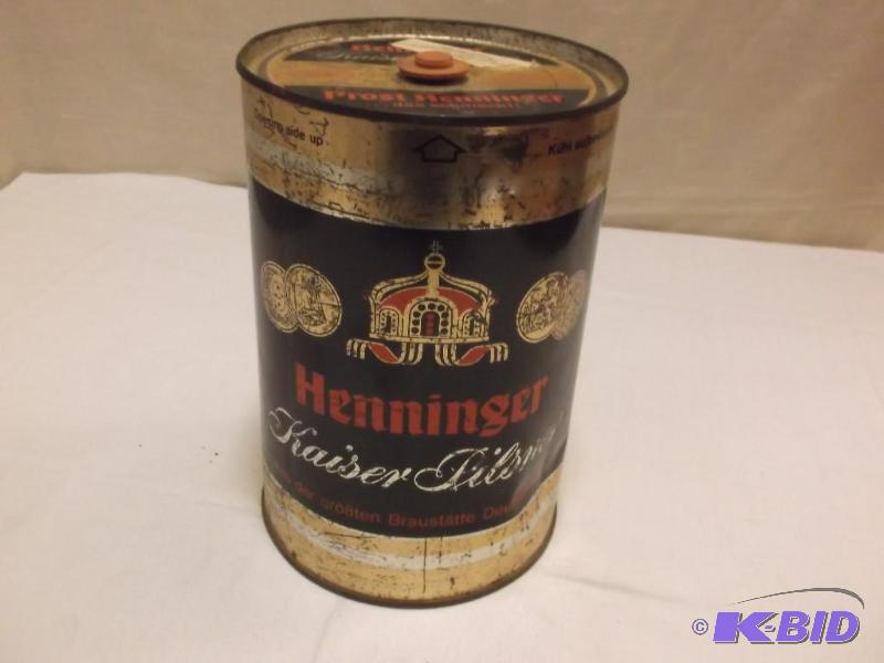 lot 59 image: Collectable Henninger Kaiser Pilsner German b...