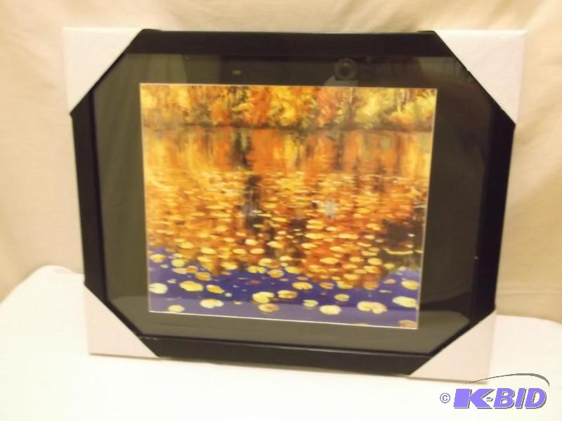 lot 71 image: Beautiful framed scenery print measuring 19 1...