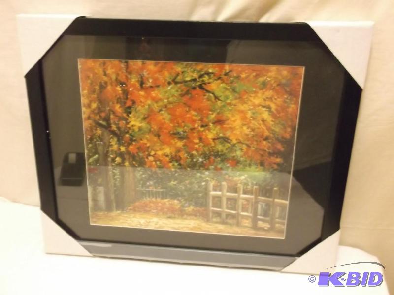 lot 79 image: Beautiful framed scenery print measuring 19 1...
