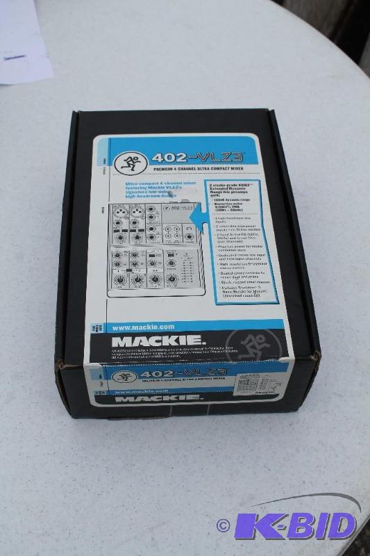 lot 31 image: Premium Mic Line Mixer Makie Brand Model # 40...