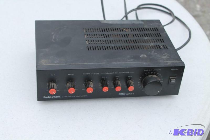 lot 32 image: Public Address&nbspAmplifier &nbspRadio Sha...