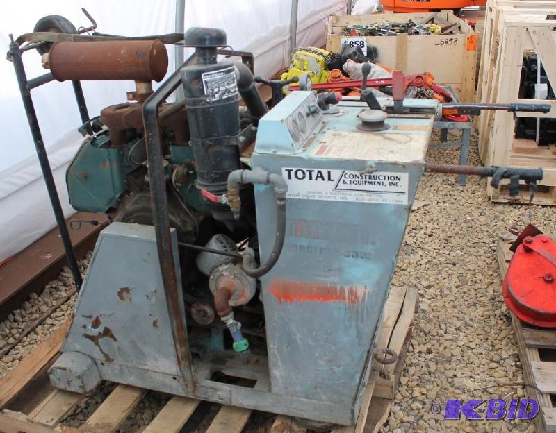 lot 4 image: Concrete Asphalt Saw Target Walk Behind Saw 2...