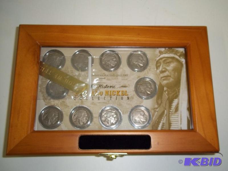 Buffalo Nickel Collection with Case, Contains...