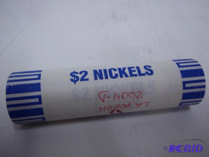2004 D Roll of Nickels Louisiana Purchase Pea...