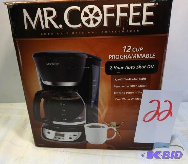 lot 22 image: Mr Coffee Brand Model CHX23&nbsp12 Cup Progr...