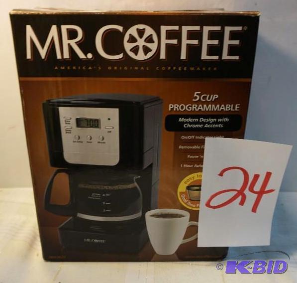 lot 24 image: Mr Coffee Brand Model &nbsp5&nbspCup Progra...