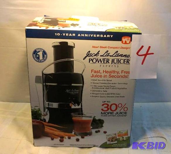 lot 4 image: Jack La Lanne&nbspPower Juicer Express Sligh...